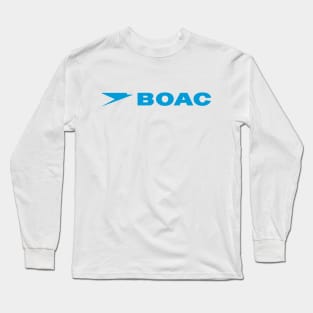 Vintage BOAC Airline Long Sleeve T-Shirt
